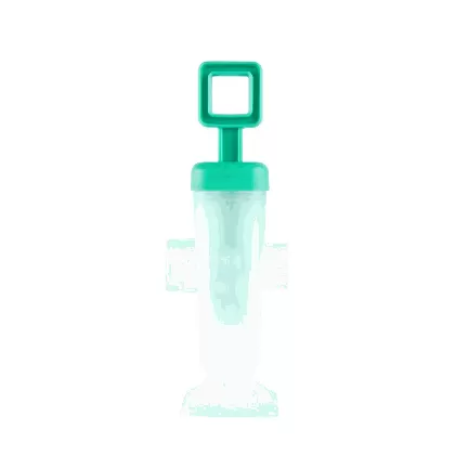 6er Set SNAP-FIT Quadrat Pop Mold 85ml türkis