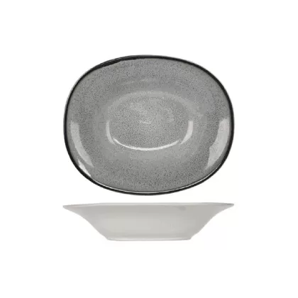 Fez Blue Suppenteller oval, 17.5 x 21.5cm