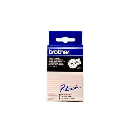 PTOUCH    Band, laminiert  schwarz/weiss
