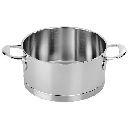 Atlantis Kochtopf mit Deckel halbhoch D24cm 5.2lt