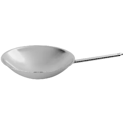 Wok 36cm 6lt mit rundem Boden
