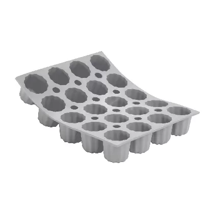 Elastomoule Backform 30x17.6cm für 20 Cannelés