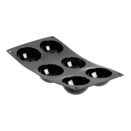 Moul Flex Backform 17.5x30cm für 6 Halbkugeln
