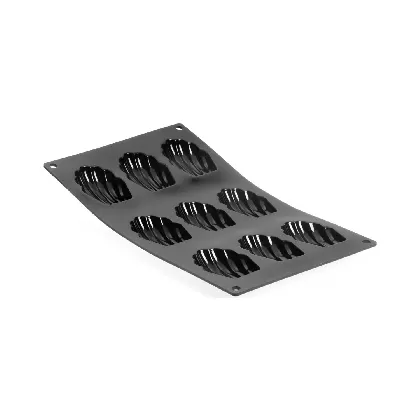 Moul Flex Backform 17.5x30cm für 9 Madeleines