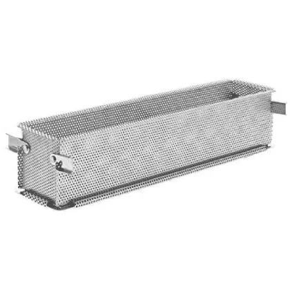 Pastetenform gelocht mit Scharnieren 35x7cm H: 7.5cm