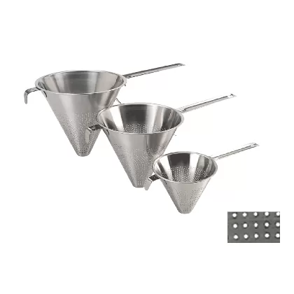 Spitzsieb Ø 18.5cm, Perforierung 1.5mm