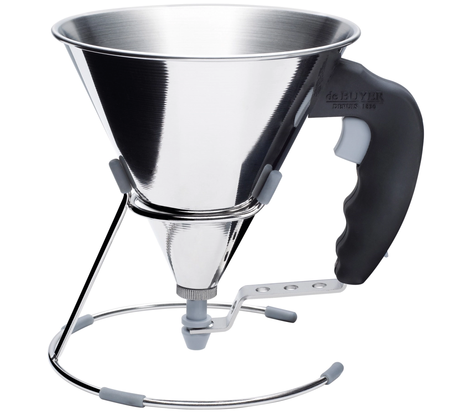 KWIK Saucen-u. Fondanttritcher 0.8 lt. Ø15cm,schwarzer Griff