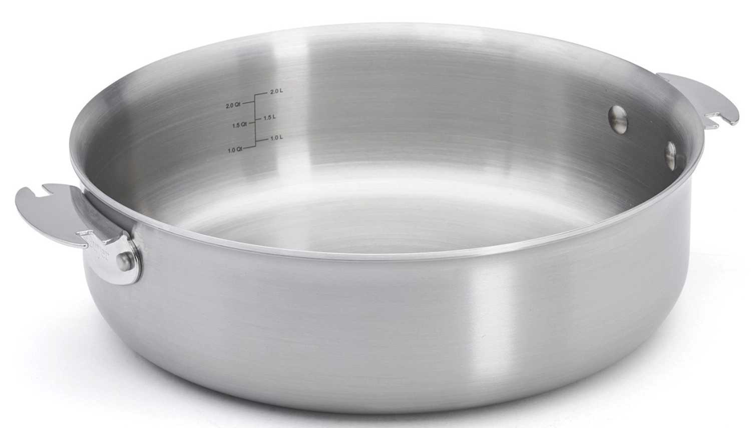 Alchimy Loqy Sauteuse gerade Mehrschichtiger Edelstahl D24cm