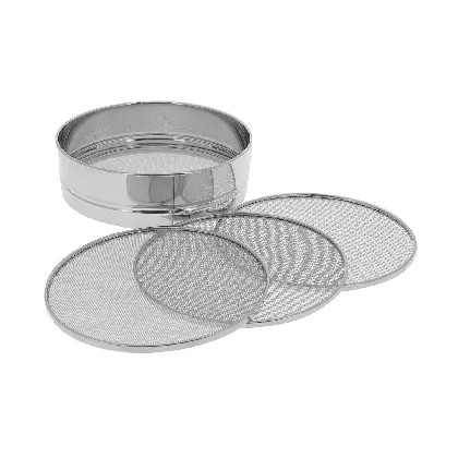 Mehlsieb Ø 20cm mit 4 Siebeinsätzen 0.5123mm