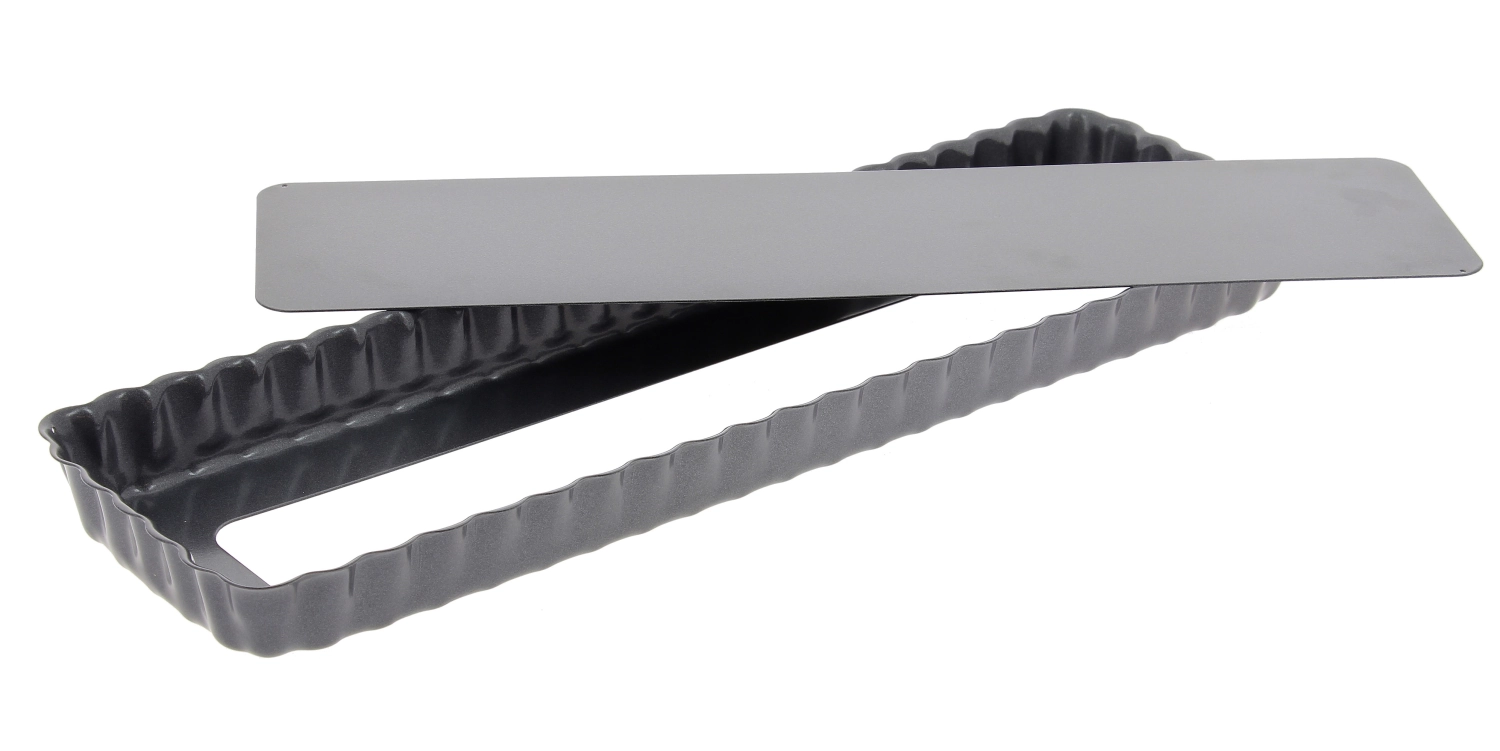 Kuchenform 20x8cm H: 2.7cm, geriffelt, Boden herausnehmbar