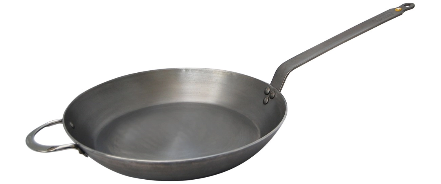 MINERAL B ELEMENT Eisenpfanne Ø 36cm, Gegengriff, Induktion
