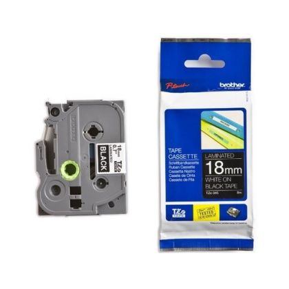 PTOUCH    Band, laminiert  weiss/schwarz