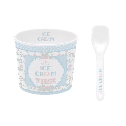 Time for Ice Cream Eisbecher, blau, D8.5cm