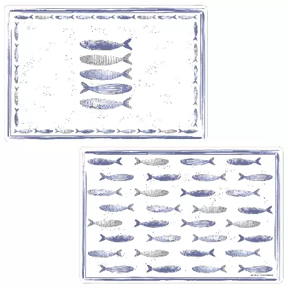 Bord de Mer Tischset doppelseitig 45x30cm