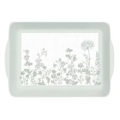 Floraison Tablett m. Griffen 46x32cm
