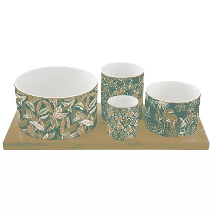 Namibia Appetizer Set mit 4 Schälchen, 29x13cm