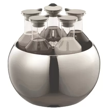 CARAFINE Getränke-Set Quintet 5x1.2l Kunststoffkaraffe