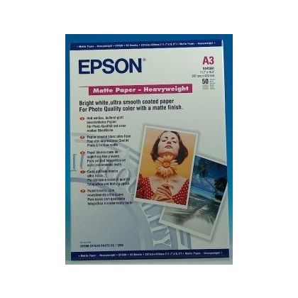 EPSON     Matt Paper heavy weight     A3