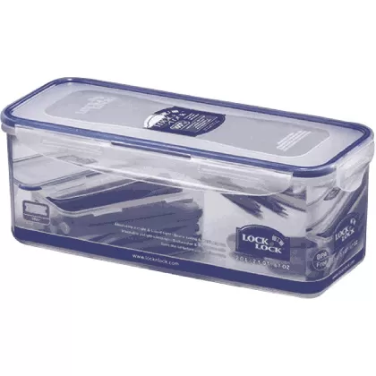 Vorratsdose rechteckig 2lt m.Abtropfeinlage 27.8x11.5x10.3cm