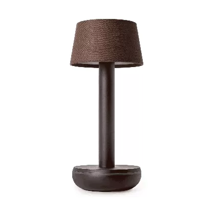 Humble Light two black u. brown linen, 21.2x8.8 cm