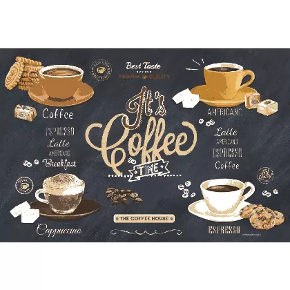 Its coffee time Tischset 45x30cm