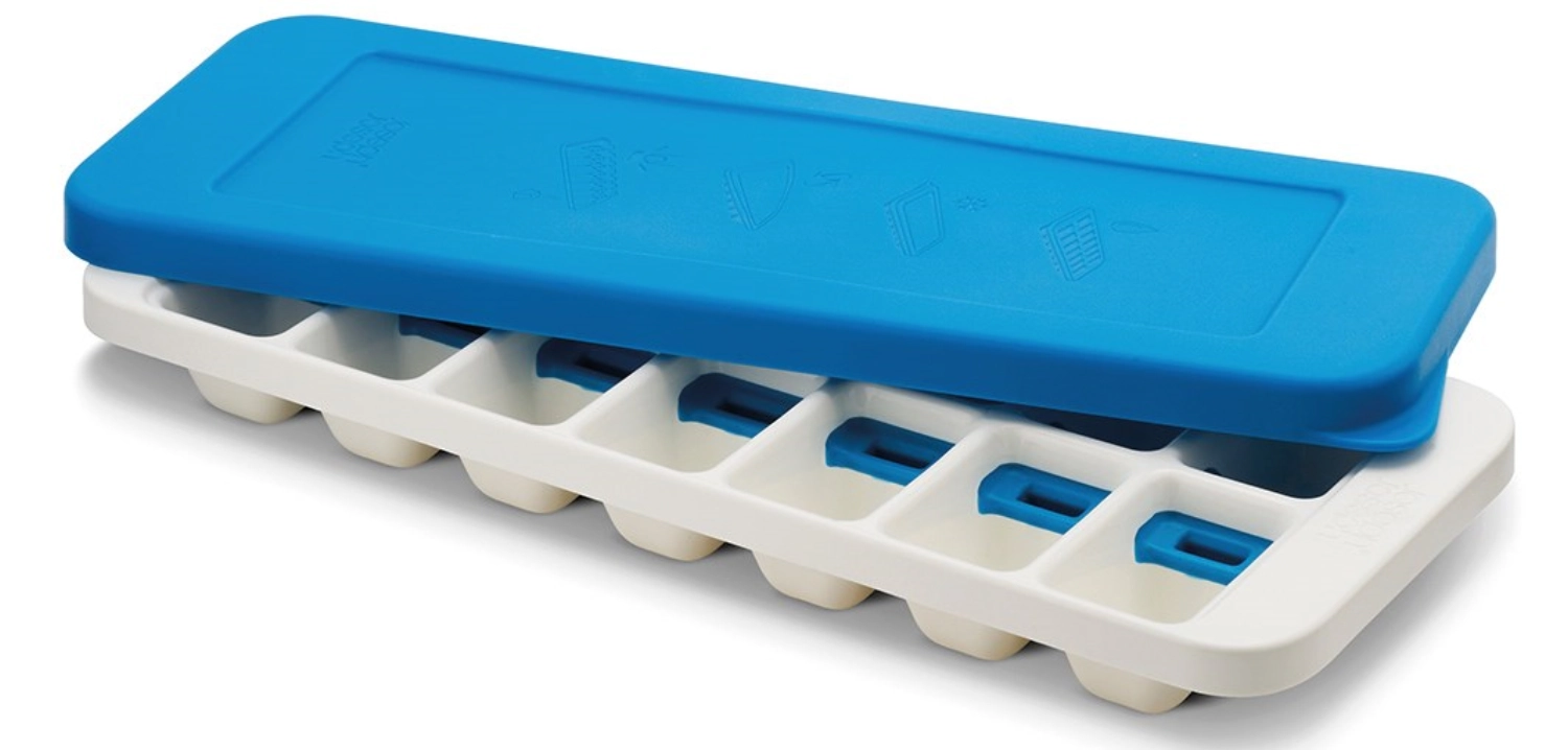 Quicksnap Plus Eiswürfelbehälter 13x32.2x3.5cm weiss blau