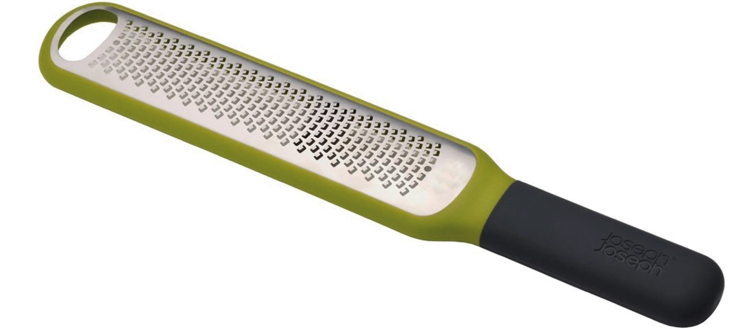 HandiZest Zester Reibe mit Reiniger, grün, 27.8x5x2cm