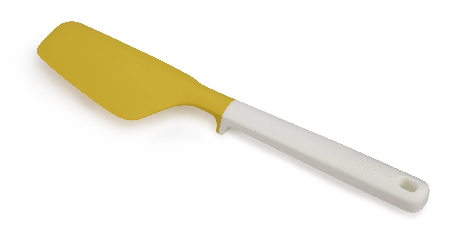Elevate Silikon Eier-Spatel, gelb weiss, 31cm