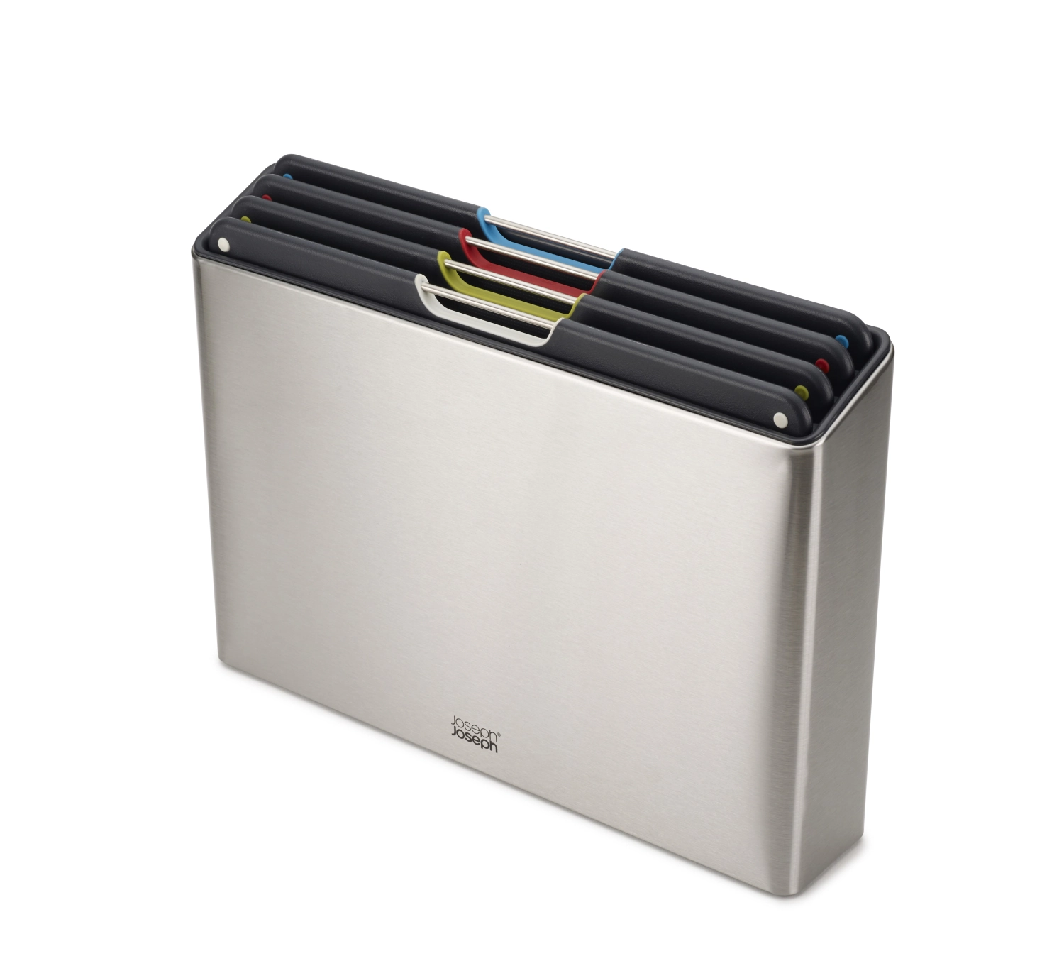 Folio Steel 4tlg. Schneidebrett-Set Edelstahl