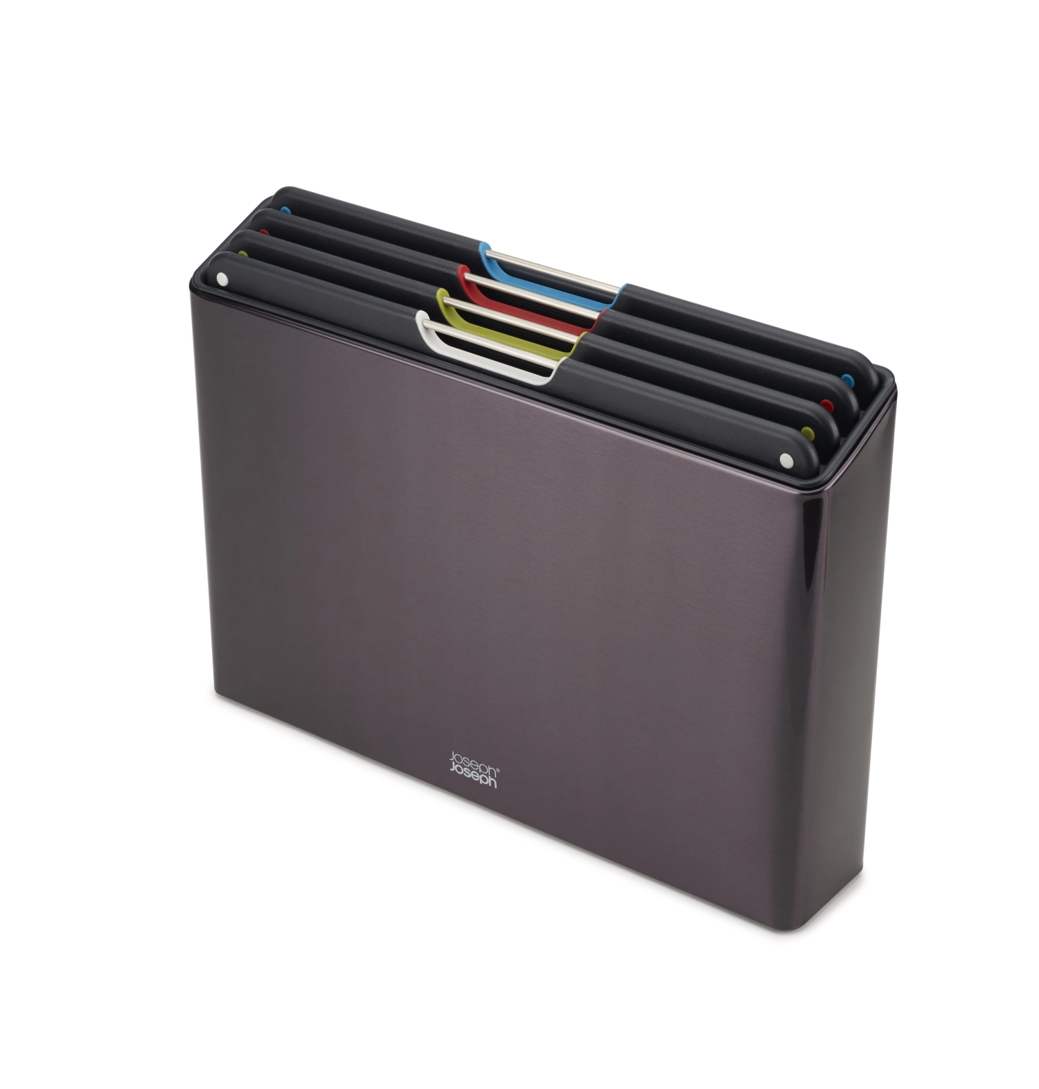 Folio Steel 4tlg. Schneidebrett-Set Carbon Black