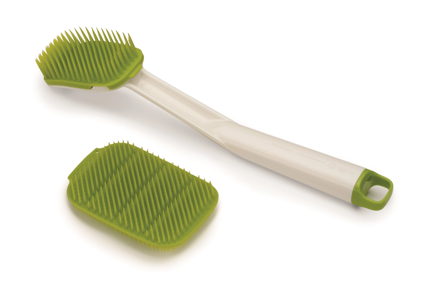 CleanTech Spülbürsten- und Schrubber-Set 2tlg. Weiß Grün