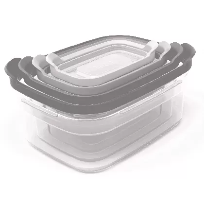 Promo Nest Vorratsbehälter 4tlg. Grau
