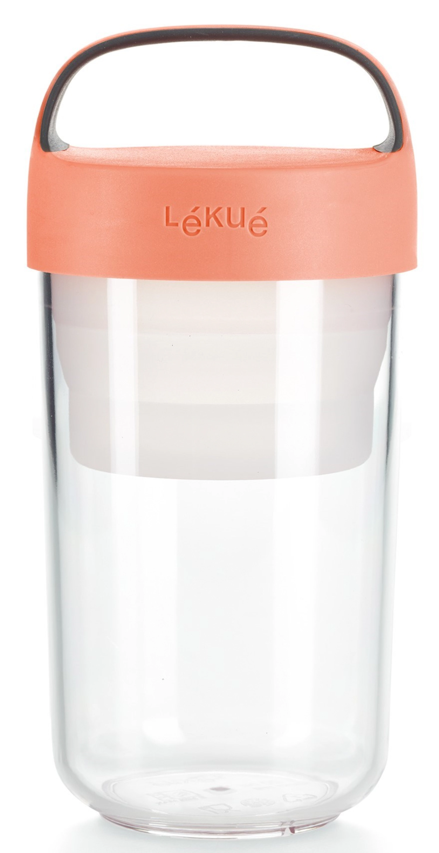 Vorratsdose gross D9.2cm H18.8cm 600ml PP koralle