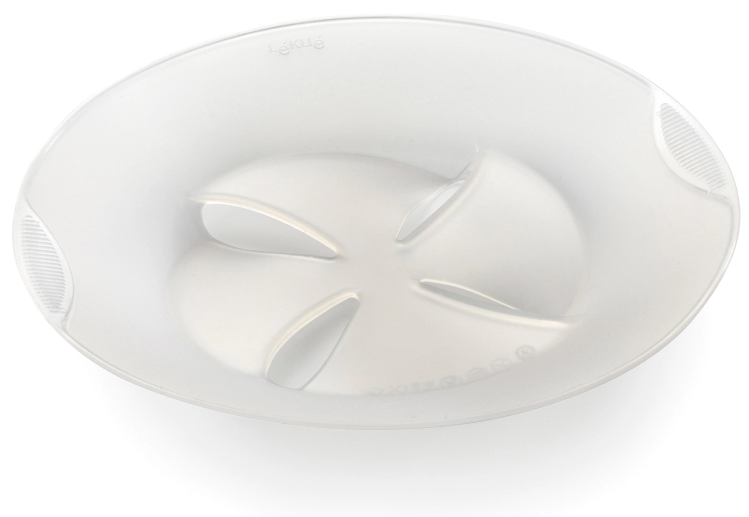 Kochdeckel Überlaufschutz D27cm H4.5cm Silikon weiss