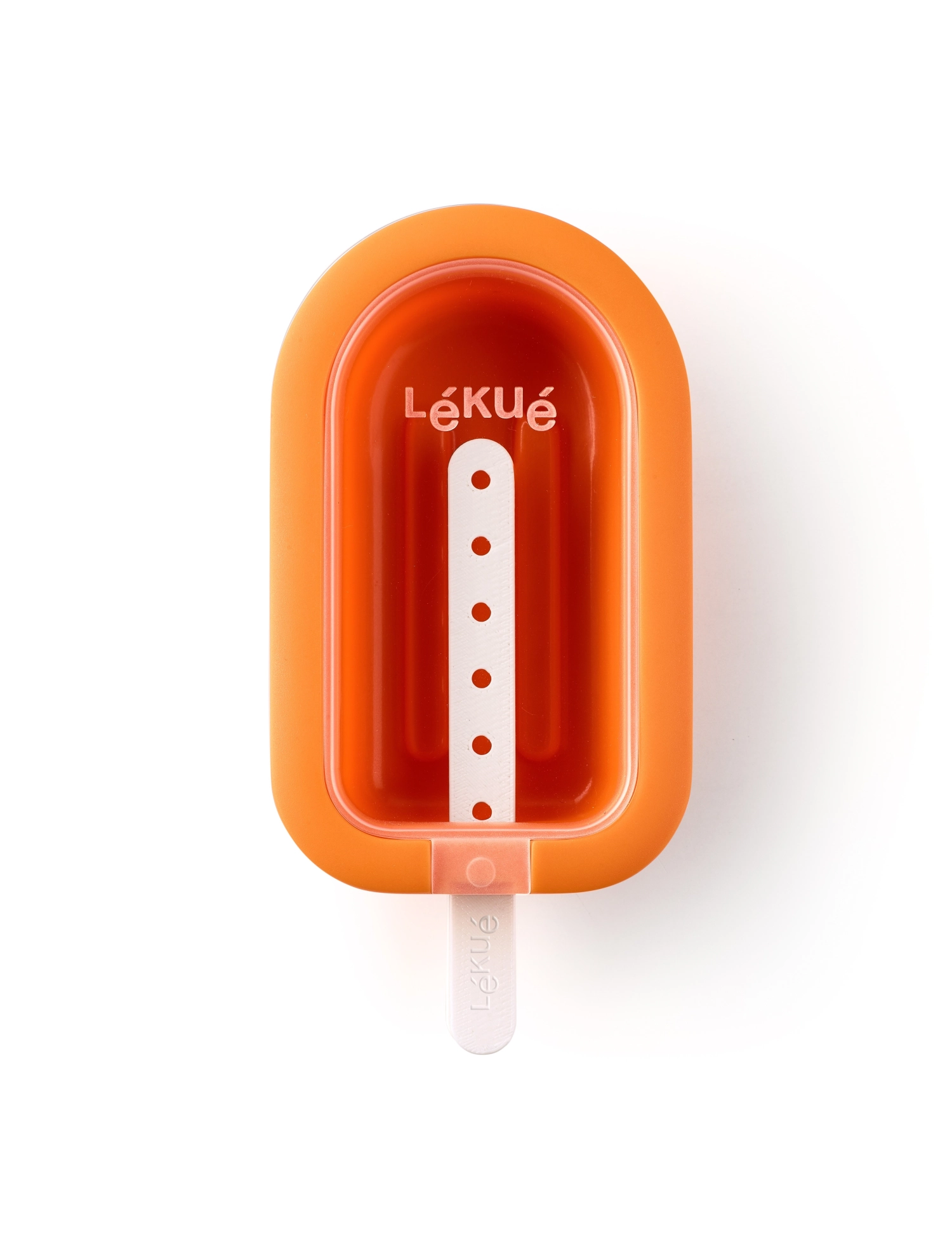 Glaceform stapelbar 10.5x6.5x2.6cm 60ml Silikon orange