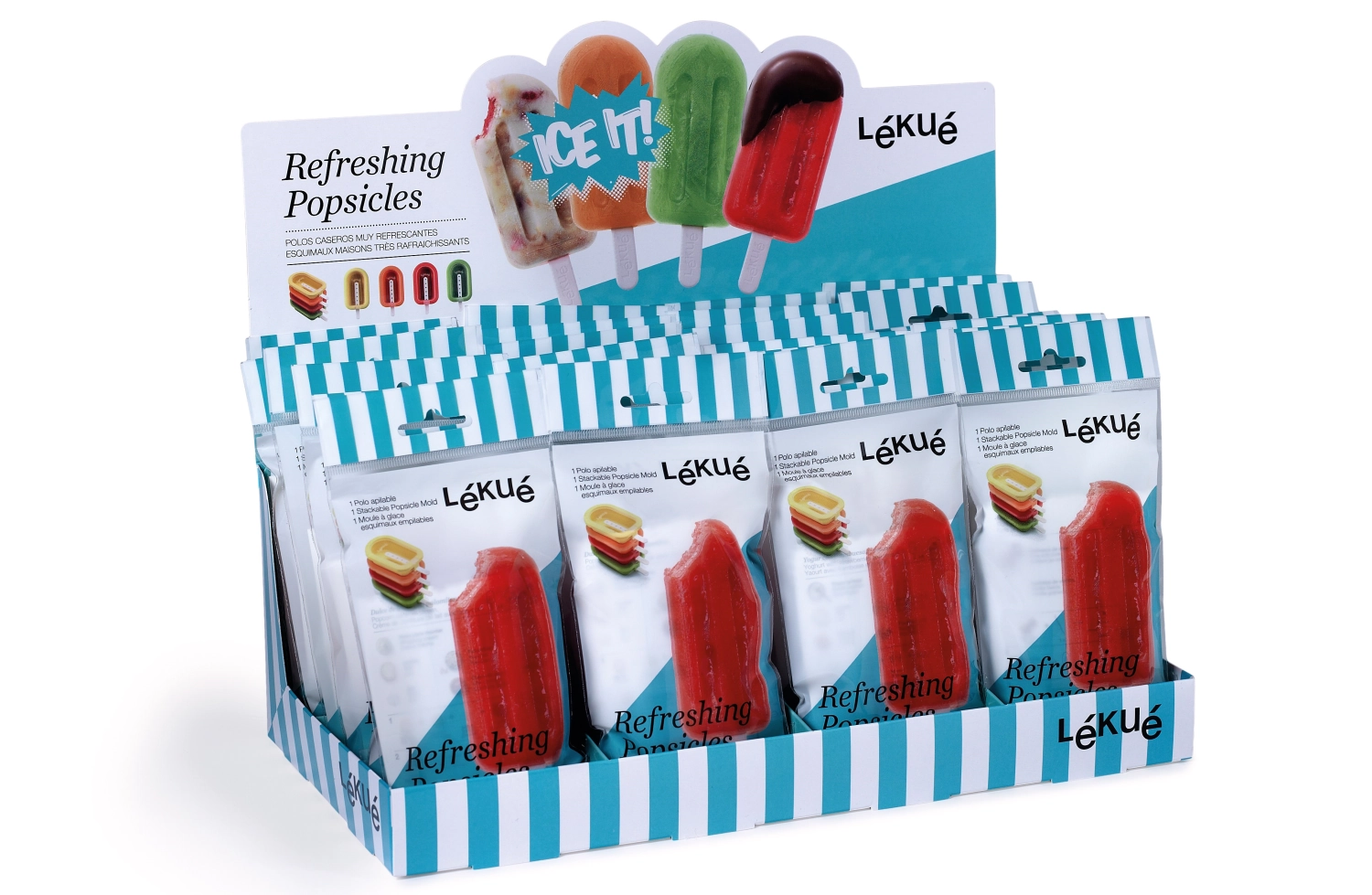 24er Set Display Glaceform stapelbar assortiert
