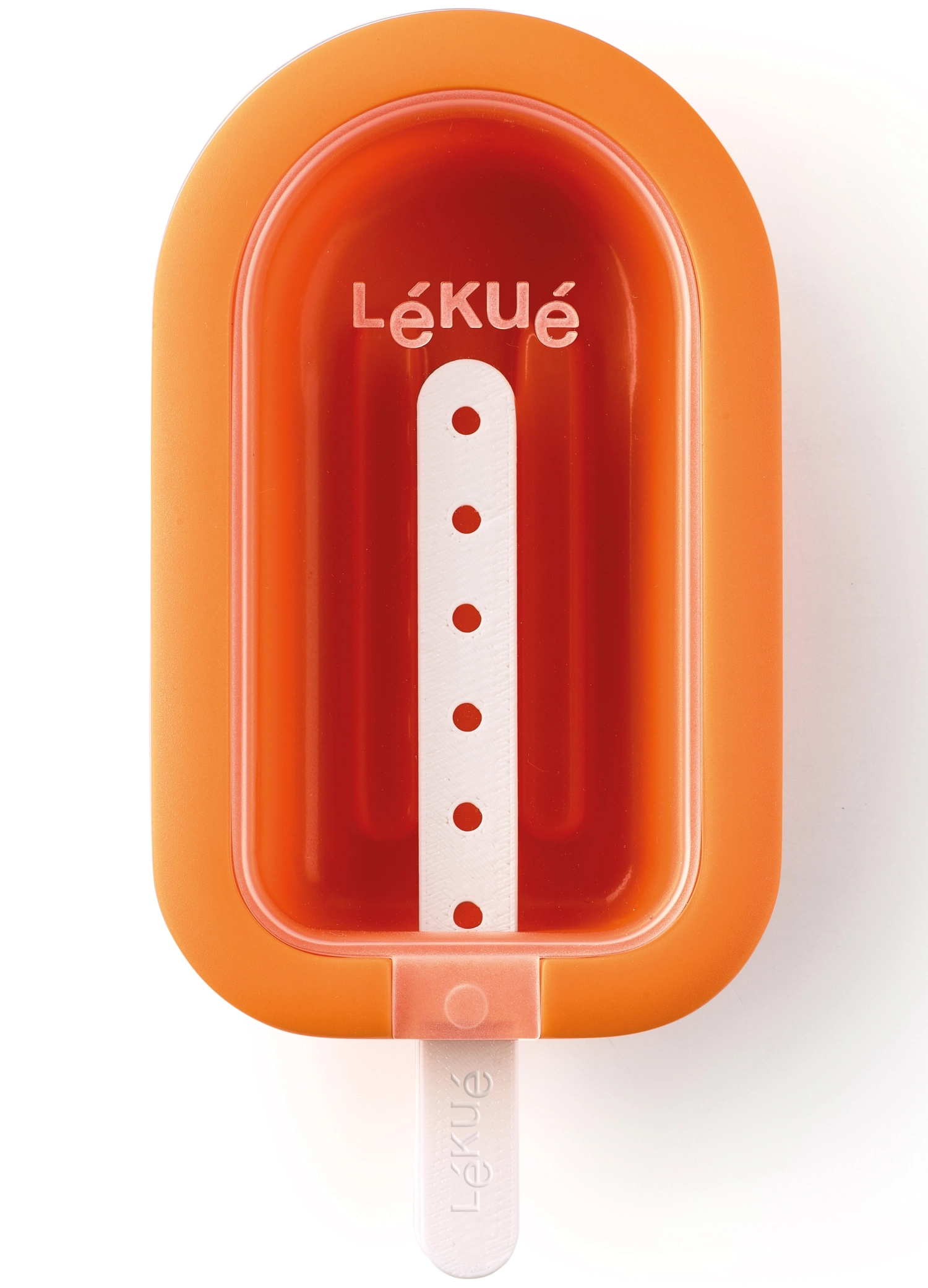 Glaceform XL stapelbar 16.5x7.5x2.6cm 95ml Silikon orange
