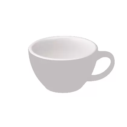 Egg Café Latte Tasse 300ml rot