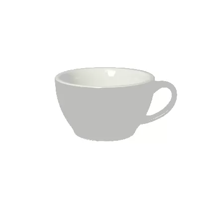 Egg Cappuccinotasse 250ml schwarzpulver