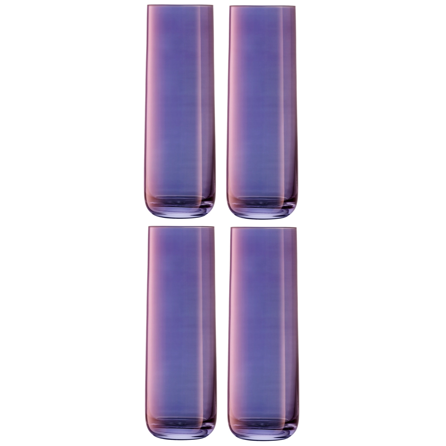 4er Set Aurora Highball 420ml - polar-violet