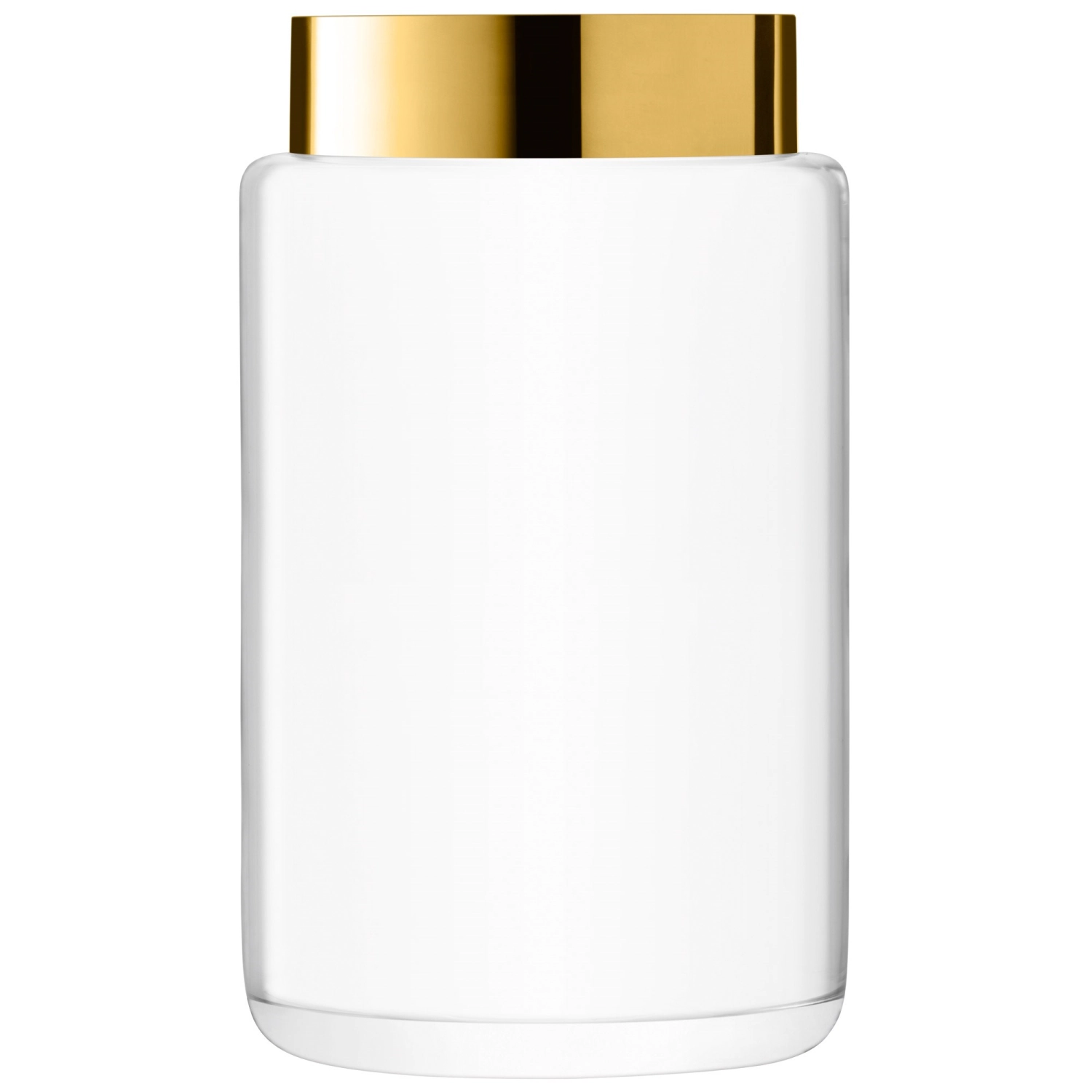 Aurum Vase H40cm Clear Gold