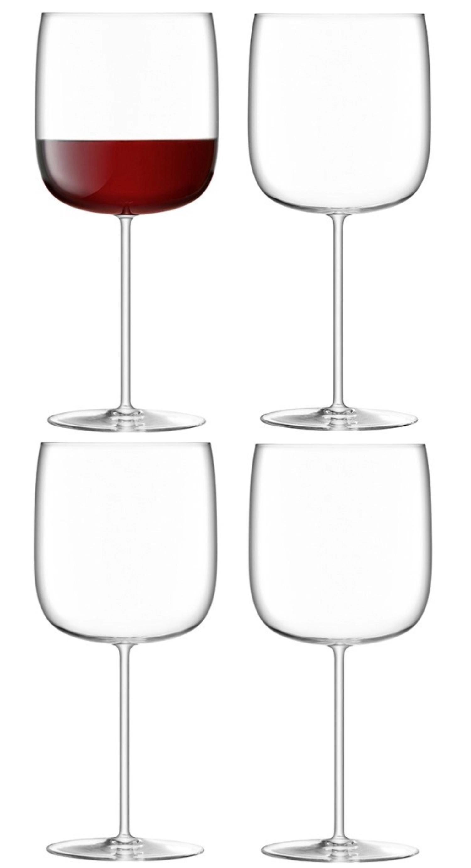 4er Set Borough Grand Cru Gläser 660ml Klar