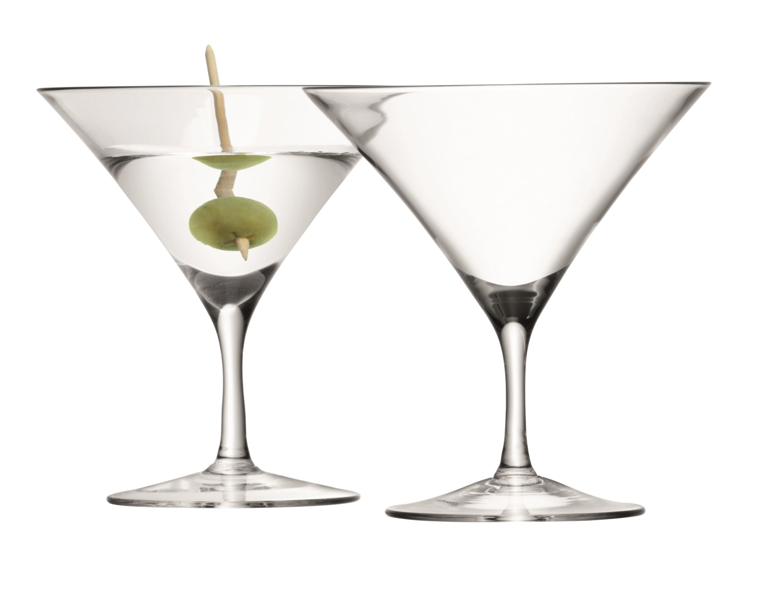 2er Set Bar Martiniglas 180ml Klar