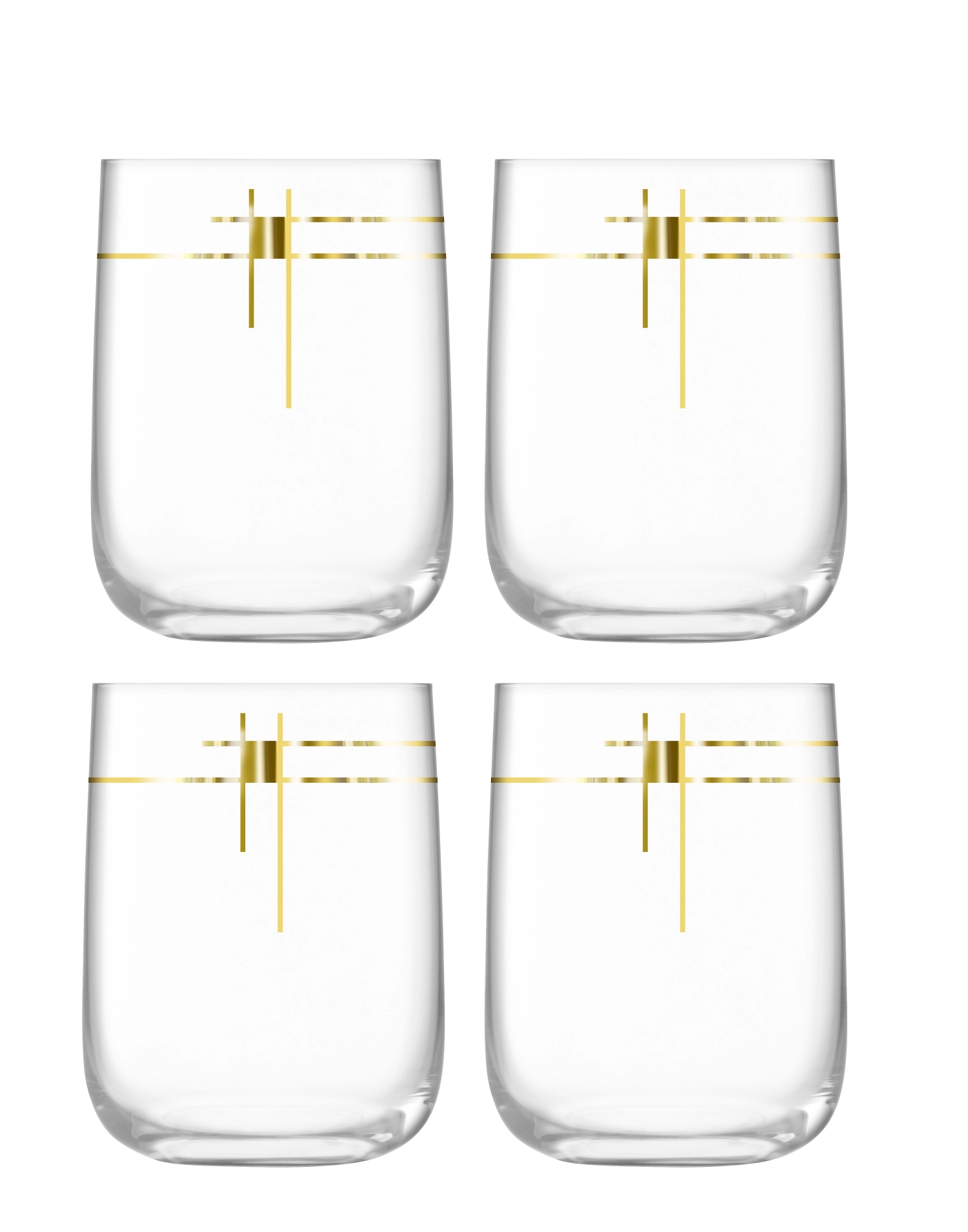 4er Set Century Barglas 625ml Gold