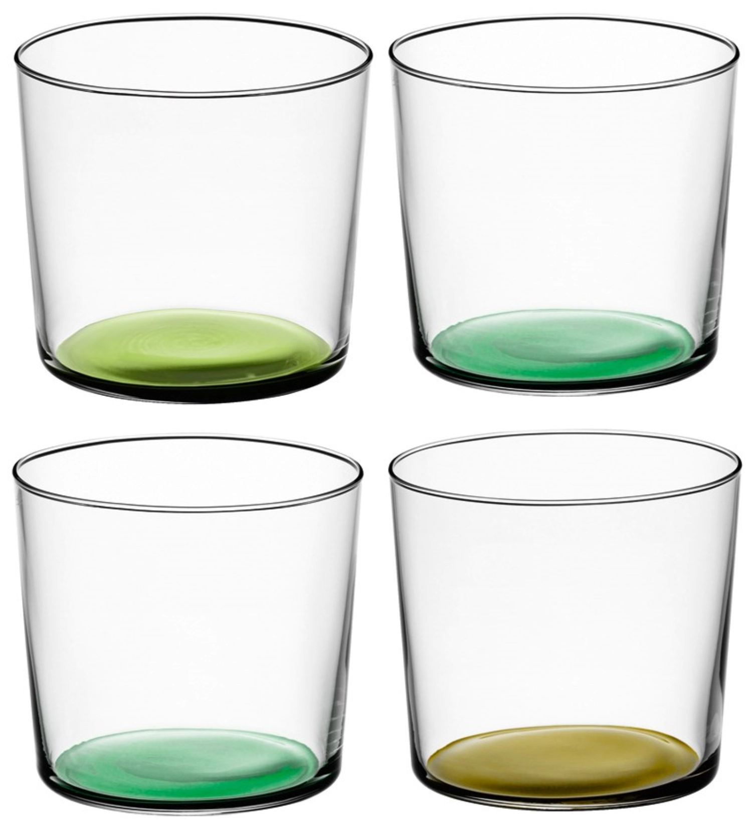 4er Set Coro Becher 310ml - leaf Farben