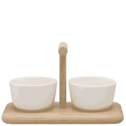Dine Duo Set Platte Eiche L26cm B13cm