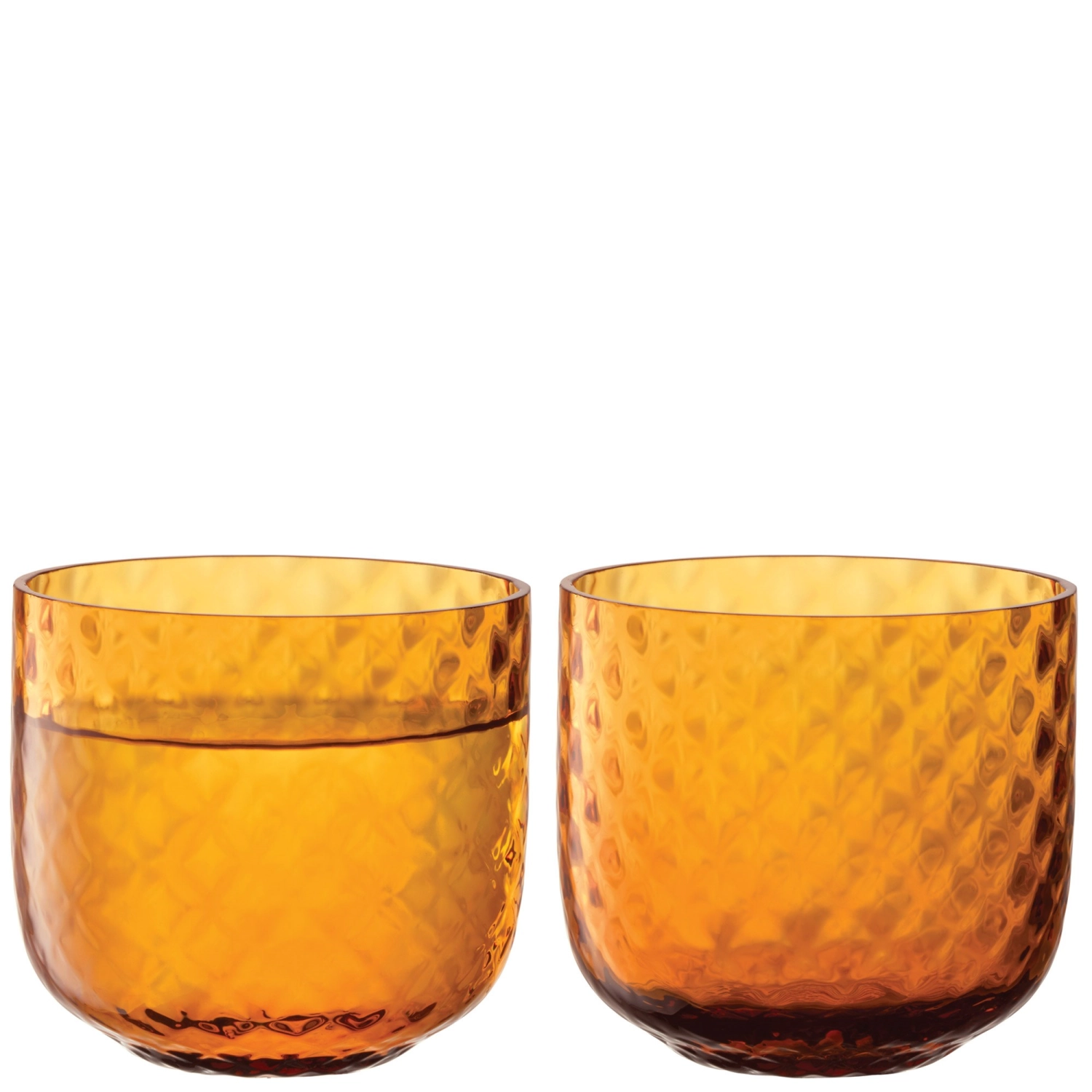 2er Set Dapple Becher 300ml Sun bernstein