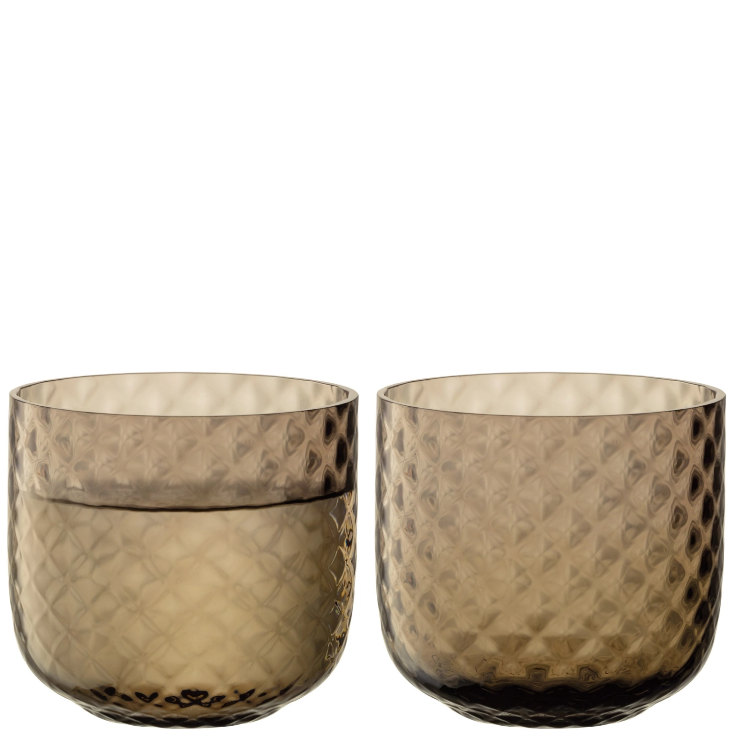 2er Set Dapple Becher 300ml Earth Brown