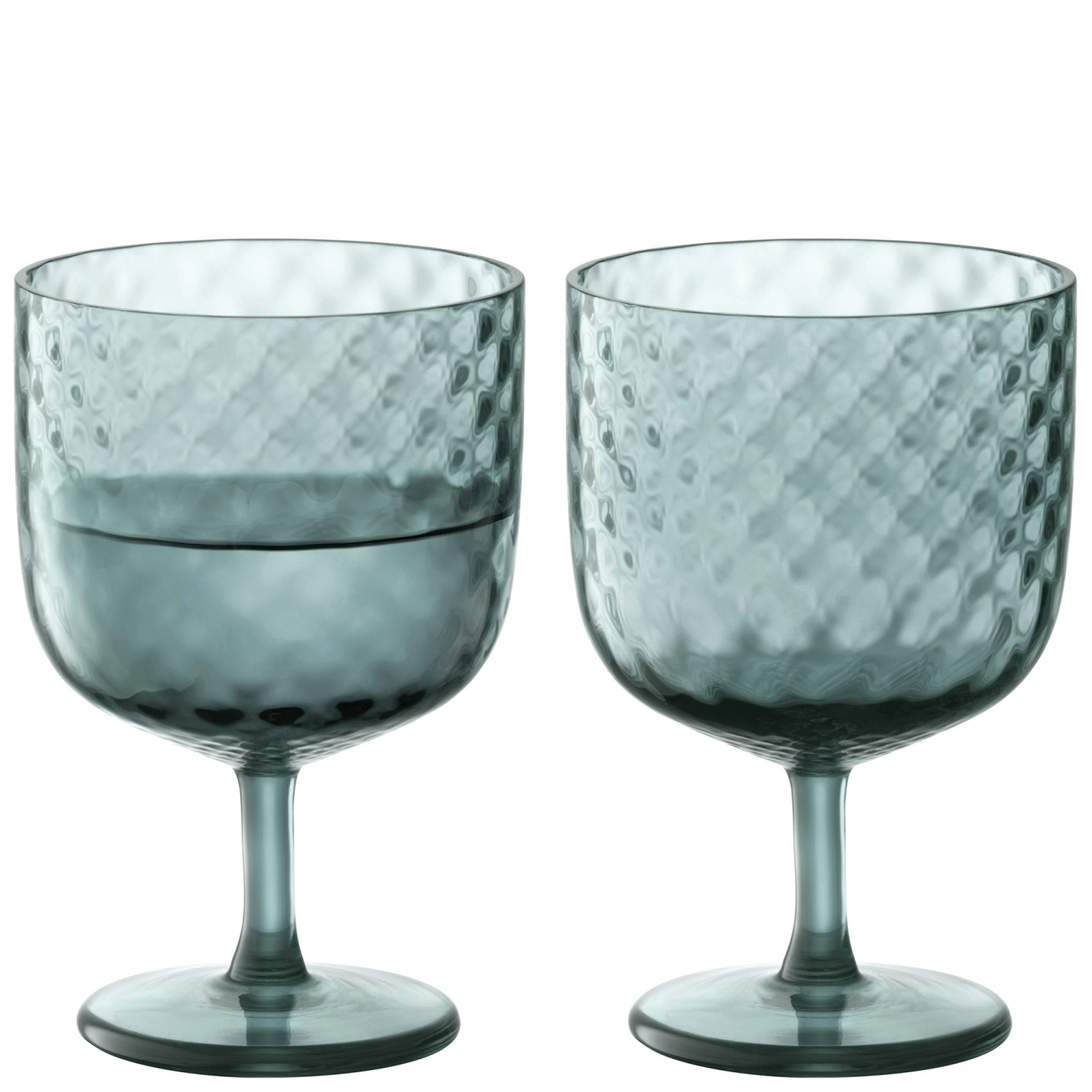 2er Set Dapple Weinglas 325ml Water Blue