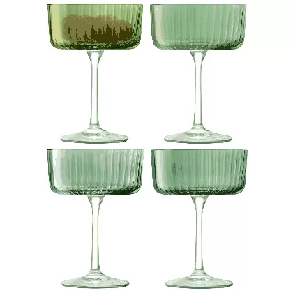 4er Set Gems Champagner/Cocktail Gläser 230ml Jade assort.